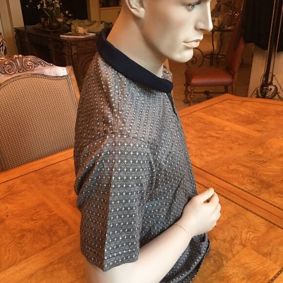 MEN’S KNIT Polo Dress Shirt - Picture 10 of 16